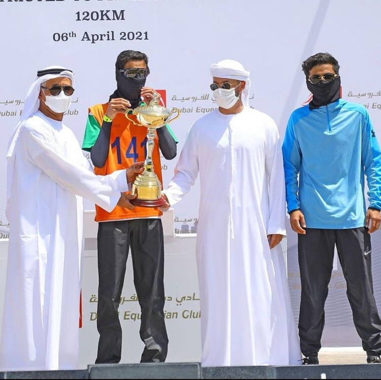 RO ECLIPSE (aka CHA ECLIPSE) 2° en la HH Sh Mohd. B. Rashid Al Maktoum Cup for Pvt. Owners 120 KM, Dubai, EAU!!